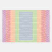 Feuille De Papier Cadeau Candy Cake Pastel Bloc de couleur (Devant 3)