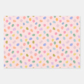 Feuille De Papier Cadeau Candy dots (Devant)