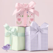 Feuille De Papier Cadeau Candy Heart et Inséparables Valentines Day