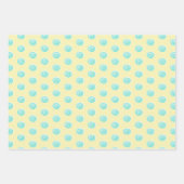 Feuille De Papier Cadeau Candy Stripes et Lollipops Pastel (Devant 2)