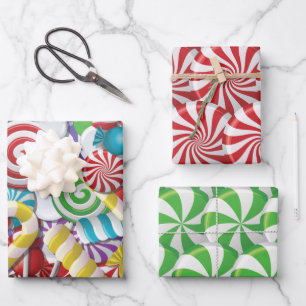 Feuille De Papier Cadeau Candyland Combo 1