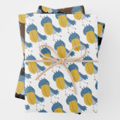 Feuille De Papier Cadeau Caoutchouc (En situation)