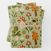 Feuille De Papier Cadeau Caprice de la forêt (En situation)