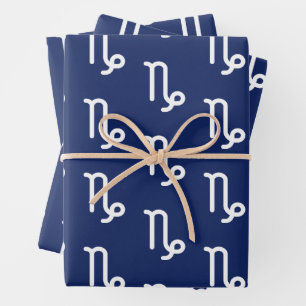 Feuille De Papier Cadeau Capricorne