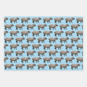 Feuille De Papier Cadeau Capybara (Devant 3)