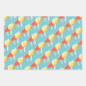 Feuille De Papier Cadeau Caractère Popsicles (Devant)