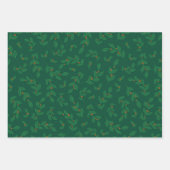 Feuille De Papier Cadeau Caractères Noisette de Noël Étoiles (Devant 2)