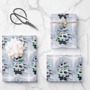 Feuille De Papier Cadeau Cardigan Welsh Corgi Noël