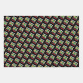 Feuille De Papier Cadeau Caricature alimentaire philippine Lumpia (Devant 3)