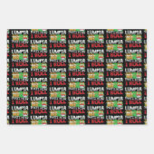 Feuille De Papier Cadeau Caricature alimentaire philippine Lumpia (Devant)