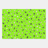 Feuille De Papier Cadeau Carlin Confetti - bulle rose, turquoise, vert  (Devant 3)
