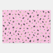 Feuille De Papier Cadeau Carlin Confetti - bulle rose, turquoise, vert  (Devant)