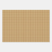 Feuille De Papier Cadeau Carmel Burgundy Plaid Classic Pattern (Devant 2)