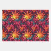 Feuille De Papier Cadeau Carnaval Solaire (Devant 3)