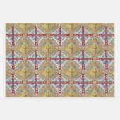 Feuille De Papier Cadeau Carreaux de croix espagnols (Devant 2)