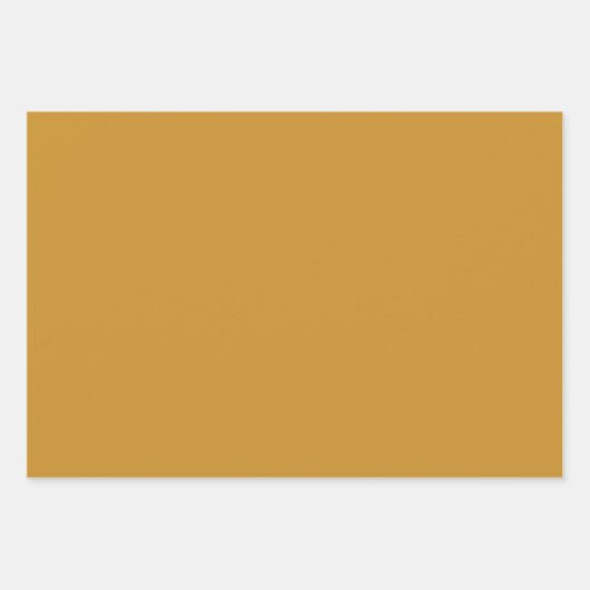 Feuille De Papier Cadeau Carreaux d'étoiles Motif en moutarde foncée et crè (Devant 3)