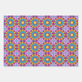 Feuille De Papier Cadeau Carreaux marocains (Devant 2)