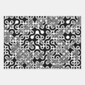 Feuille De Papier Cadeau Carreaux Truchet Trippy super (Devant)