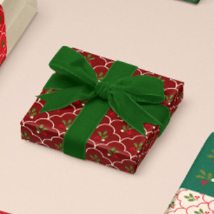 Feuille De Papier Cadeau Carrelage de Saint-Jacques avec baies de Branly No