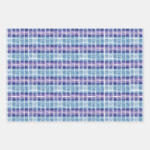 Feuille De Papier Cadeau Carrés bloqués (Devant)