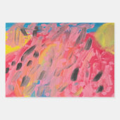 Feuille De Papier Cadeau Carrés Rainbow Waterfall (Devant)