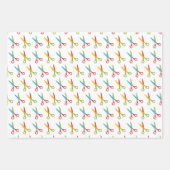 Feuille De Papier Cadeau Cartable Scissors Fraise (Devant 3)