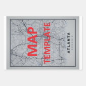 Feuille De Papier Cadeau Carte Cape Cod (Devant 2)