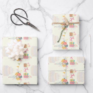 Feuille De Papier Cadeau Carte d'anniversaire confortable