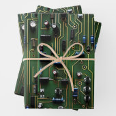 Feuille De Papier Cadeau Carte de circuit (En situation)