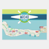 Feuille De Papier Cadeau carte m340 avec points de contrôle 2021 paddlestop (Devant 3)