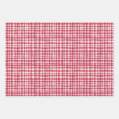 Feuille De Papier Cadeau Cartes rouges et fraises (Devant 2)