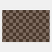 Feuille De Papier Cadeau Carton Brown foncé et incy (Devant)