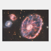 Feuille De Papier Cadeau Cartwheel Galaxy, James Webb Télescope Spatial (Devant 2)