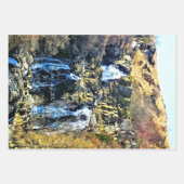 FEUILLE DE PAPIER CADEAU CASCADE (Devant 3)