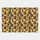 Feuille De Papier Cadeau Casquette de femme d'Halloween moderne (Devant)