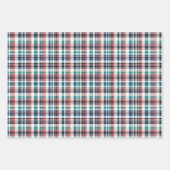 Feuille De Papier Cadeau Casse-noisette Végétation de Noël & Plaid (Devant 3)