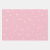 Feuille De Papier Cadeau Castèque rose et bleu set 3 (Devant 2)