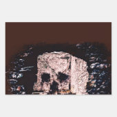 Feuille De Papier Cadeau Castle Skull (Devant 3)