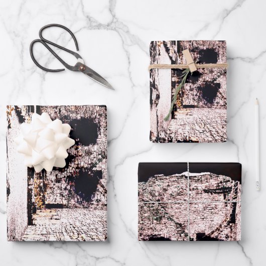 Feuille De Papier Cadeau Castle Skull (Recto)