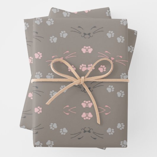 FEUILLE DE PAPIER CADEAU CAT (En situation)