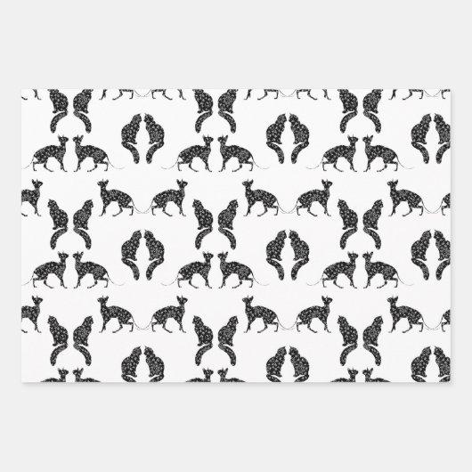 Feuille De Papier Cadeau Cats (Devant)