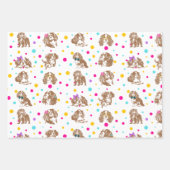 Feuille De Papier Cadeau Cavalier King Charles Spaniel  (Devant 3)