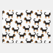 Feuille De Papier Cadeau Cavalier King Charles Spaniel Chien (Devant)
