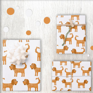 Feuille De Papier Cadeau Cavalier King Charles Spaniel Chien