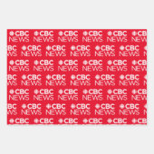 Feuille De Papier Cadeau CBC News (Devant)