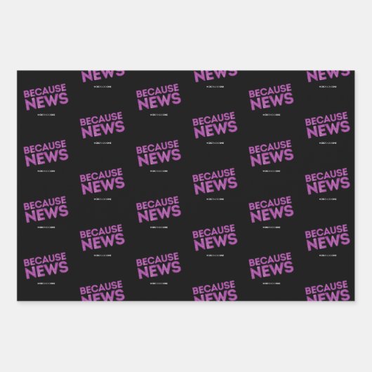 Feuille De Papier Cadeau CBC Parce que les nouvelles (Devant 2)