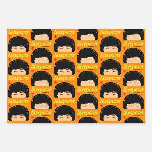 Feuille De Papier Cadeau CBC Sleepover (Devant 3)