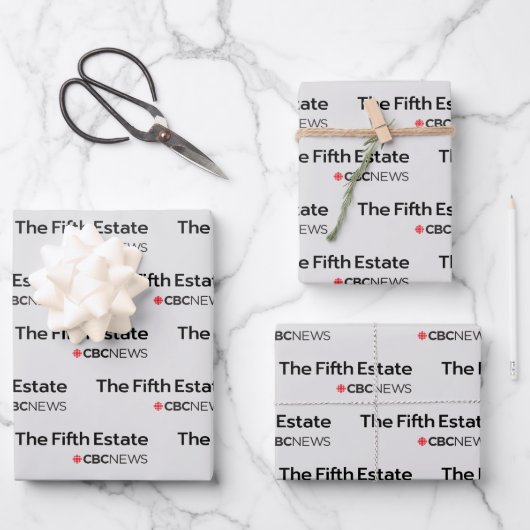 Feuille De Papier Cadeau CBC The Fifth Estate (Recto)