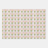 Feuille De Papier Cadeau Célébration Champagne  (Devant 2)