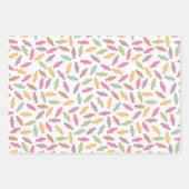 Feuille De Papier Cadeau Célébration Cupcakes, Ballons et Toffees mignonne (Devant 3)